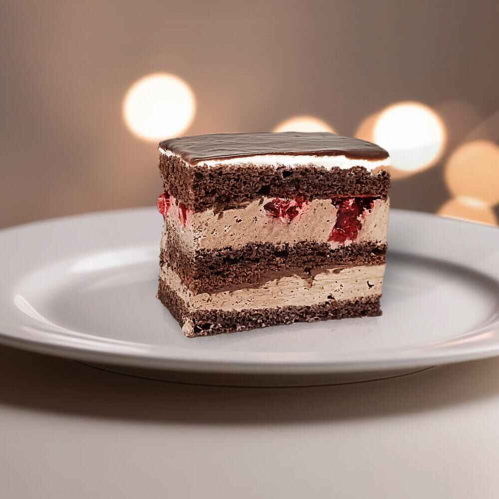 Tort ciocolată cu vișine și cruncy ciocolată